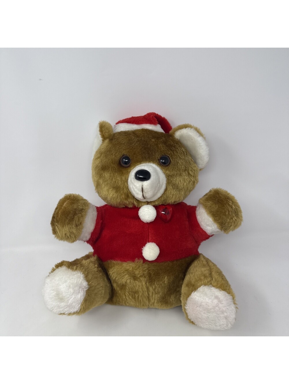 Teddy Bear VINTAGE CHRISTMAS Music STUFFED ANIMAL Doesn’t Work Untested